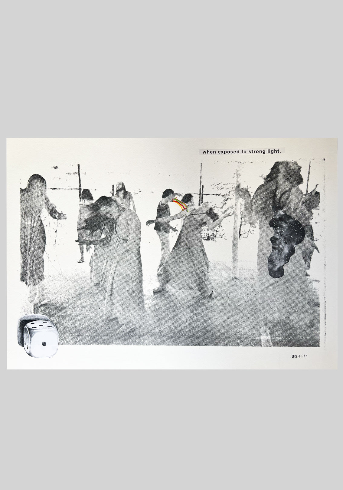 'Energy Fields' (III) Unique hand-painted print