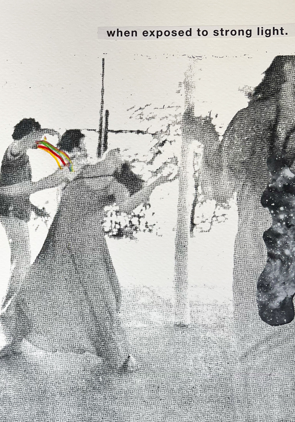 'Energy Fields' (III) Unique hand-painted print